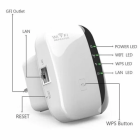 WiFi Range Extender Internet Booster Wireless Signal Repeater Wireless Amplifier