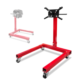 Engine Stand 1250LBS Capacity, 360 Degree Rotating Engine Run Stand With 4-Casters, Heavy Duty Motorcycle Engine Stand For Auto Repair, Vehicle Mainte