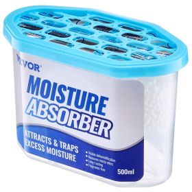 VEVOR Moisture Absorber Boxes, 10.8 Oz Humidity Absorber Boxes 6 Packs , Fragrance Free Dehumidifier Attracts Extra Moisture From Your Bathroom, Close
