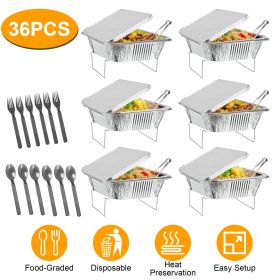 Disposable Hot Pot Buffet With Lid, Utensils - Premium Hot Pot Set For Events, Parties, Catering