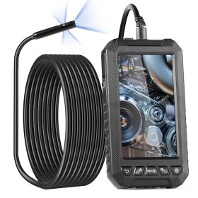 VEVOR Endoscope Camera With Lights Triple Lens Borescope 16.4FT Cable  Screen