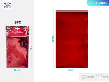 Red Aluminum Film Self-adhesive Bag 15PC