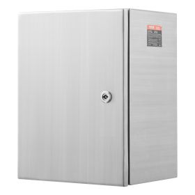 VEVOR Steel Electrical Box,304 Stainless Steel Electrical Enclosure Box, Wall-Mounted Outdoor Electrical Electronic Equipment Enclosure With Mounting