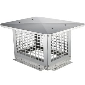 VEVOR Chimney Cap, 13 X 9 Inch, 304 Stainless Steel Fireplace Chimney Cover, Not Easily Toppled & Practical Accessories & Easy Installation, Fits Mesh