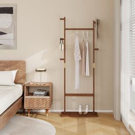 Coat Rack, Solid Wood Clothes Hanger