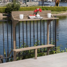 Wood BALCONY BAR TABLE