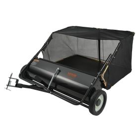 Lawn Sweeper Tow Behind Leaf Yard CollectorFt. Adjustable