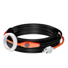 Pipe Heating Cable 30FT 7W FT Heat Tape For Pipes With Built-in Thermostat
