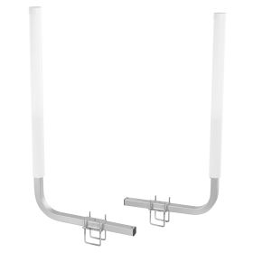 VEVOR Boat Trailer Guide, Adjustable Design Trailer Guide Poles, 2PCS Rustproof Galvanized Steel Trailer Guide, Trailer Guides With PVC Pipes, For Ski