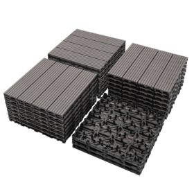 Light Gray Easy To DIY & Maintain Ideal For Patios Composite Deck Tiles