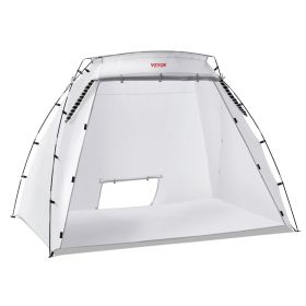 VEVOR Portable Paint Booth, Larger Spray Paint Tent With Built-in Floor & Mesh Screen, Painting Tent Station For Furniture DIY Hobby Tool, 10x7x6ft Sp