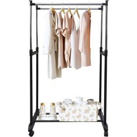 Dual Pole Mobile Clothes Hanger, Banned Platform Amazon