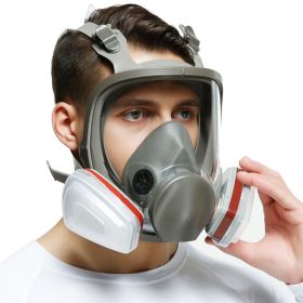 Work Protection Full Face Gas Respirator Against Dust Decoration Car Spraying.