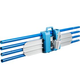 VEVOR Bull Float Magnesium Concrete Float  Round End Concrete Float Tool Cement Tool Bull Concrete Kit Bull Float With 4 Float Handle Bull Float Brack