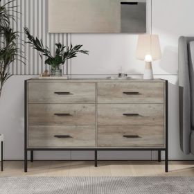 Wooden Dresser With 6 Drawers, Wooden Lockers
