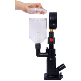 400Bar 6000PSI Fuel Injector Nozzle Tester Professional Auto Repair Tool With Dual Scale Gauge For Tractors Nozzle Pressure Tester