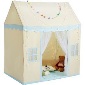 VEVOR Kids Play Tent, Kids Tent For Kids 1-5 Years Old, Toddler Tent With Mat And Tent Lamp, Tent For Kids With Windows For Indoor And Outdoor, Play H