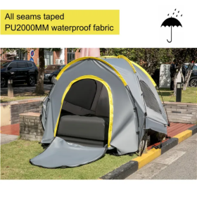 VEVOR Truck Tent 5-5.2' Truck Bed Tent, Full-Size Pickup Tent, Waterproof Truck Camper, 2 Mesh Windows, Easy To Setup Truck Tents For Camping, Hiking,