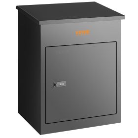 VEVOR Package Delivery Boxes For Outside, Extra Large Mailbox With Coded Lock, Galvanized Steel Wall Mounted Mailboxes , Anti-Theft Baffle, IPX3 Water