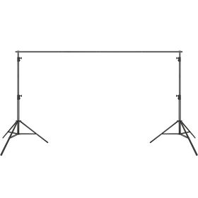 VEVOR 11.48 X 9.58 Ft Heavy Duty Backdrop Stand, Height Adjustable Photography Backdrop Stand, Background Support System With 6 Clamps And A Carry Bag