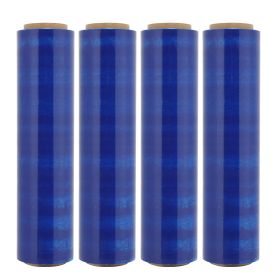 4pcs Polyethylene Wrapping Film Blue