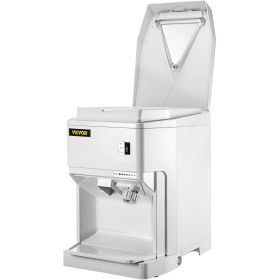 VEVOR Ice Shaver Machine Electric, Snow Cone Machine Commercial 265 LBS H, Shaved Ice Machine W Ice Hopper Lid, 250W Ice Crusher W Drain Pipe Tabletop