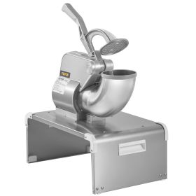 VEVOR Ice Crushers Machine, 661lbs Per Hour Electric Snow Cone Maker With 4 Blades, Stainless Steel Shaved Ice Machine With Cover, 300W Ice Shaver Mac