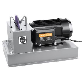 VEVOR Lawn Mower Blade Sharpener, 1HP 750W Lawnmower Blade Grinder With 9-inch Ceramic Grinding Wheel, Powerful Bench Mower Sharpening Machine For Hig
