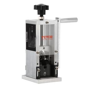 VEVOR Manual Wire Stripping Machine, Copper Stripper With Hand Crank Or Drill Powered, Visible Stripping Depth Reference, Portable Aluminum Frame Wire