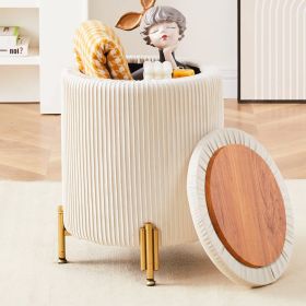 Cream Colored Gold Leg Footstool,Prohibited Platform Amazon