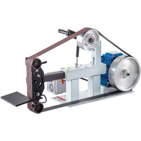 VEVOR 1500W 2HP Belt Sander Grinder, Variable Speed Belt Grinder For Metalworking, 3 In 1 Belt Sander Polisher With 3 Grinding Moulds & Flat Platen To
