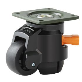 VEVOR Leveling Casters, 4-Pack Heavy Duty  Swivel Caster Wheels Hold Up To 1100 Lbs Load, 2 Inches Caster Diameter, Adjustable Casters With Upgraded H
