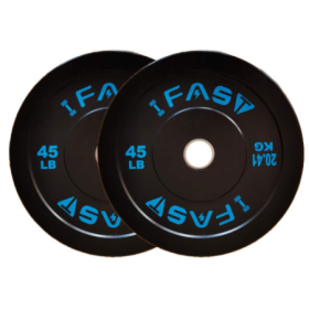 Olympic Bumper Weight Plates, Rubber Plate With 2-Inch Steel Insert Rubberized Weightlifting Barbell Plates 45LB, Pairs Or Sets