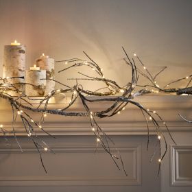 18 Foot Paper Flower Wreath With LED Lights