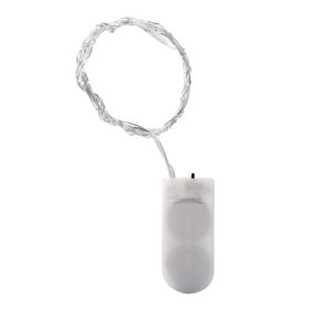 6 Pack LED String Lights 6.56ft 20 LEDs Decor Light Battery Starry Fairy Lights Copper for DIY Costume Party Wedding Festival (Option: 6PcsStringLightCoolWhite)