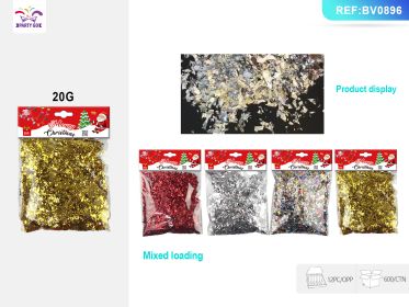 Christmas Shattered Rainbow Sequins (Option: Four color)