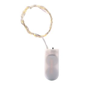 6 Pack LED String Lights 6.56ft 20 LEDs Decor Light Battery Starry Fairy Lights Copper for DIY Costume Party Wedding Festival (Option: 6PcsStringLightWarmWhite)