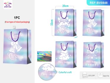 Christmas Colorful Hot Pot Gift Bag (Option: L)