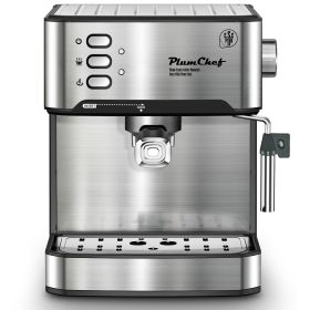 20 Bar Professional Espresso Machine With Milk Frother, Single & Double Shot, ESE Pod Compatible, Visual Display Of Pressure, Removable Water Tank For (Option: FKJ6870)